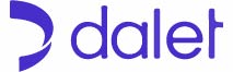 Logo de Dalet, éditeur des solutions médias agiles dont Dalet Galaxy 5 fait partie.
