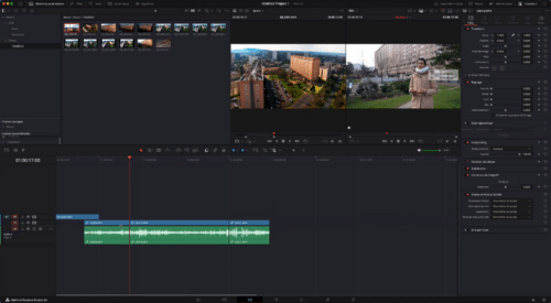 DaVinci Resolve page cut