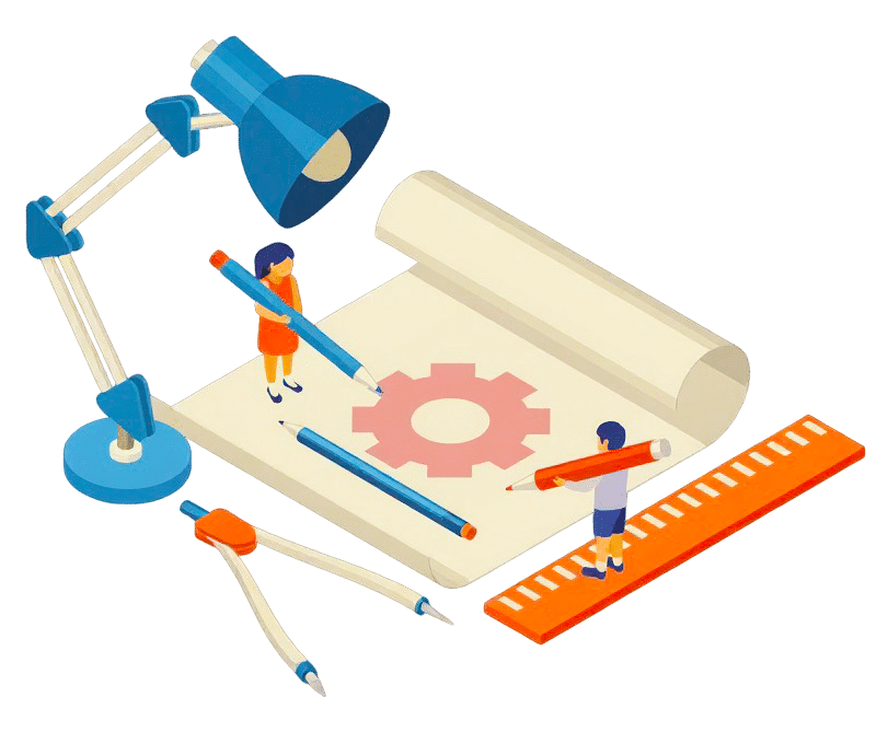 la formation sur mesure illustration